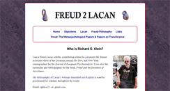 Desktop Screenshot of freud2lacan.com